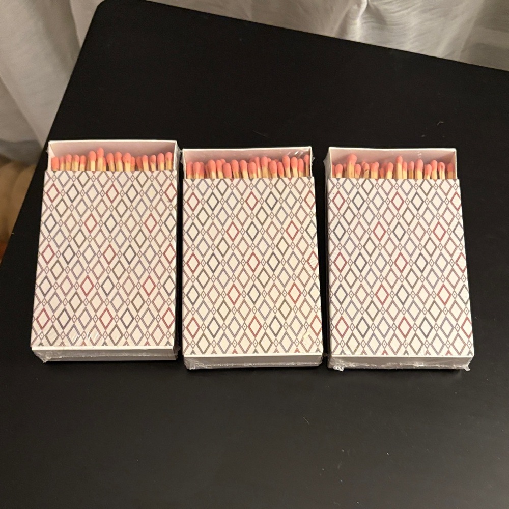 Target Pink and Orange Matchboxes - Set of 3